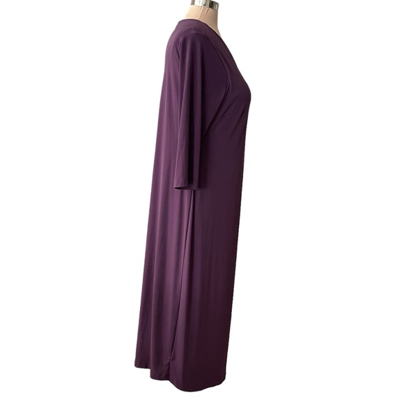 Jessica London | Scoop Neck purple lined dress women’s size 1X - Picture 5 of 8